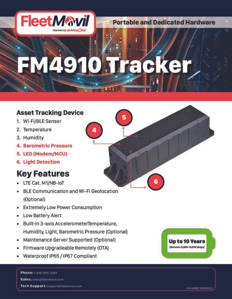 FM4910 Long Term Asset Tracker