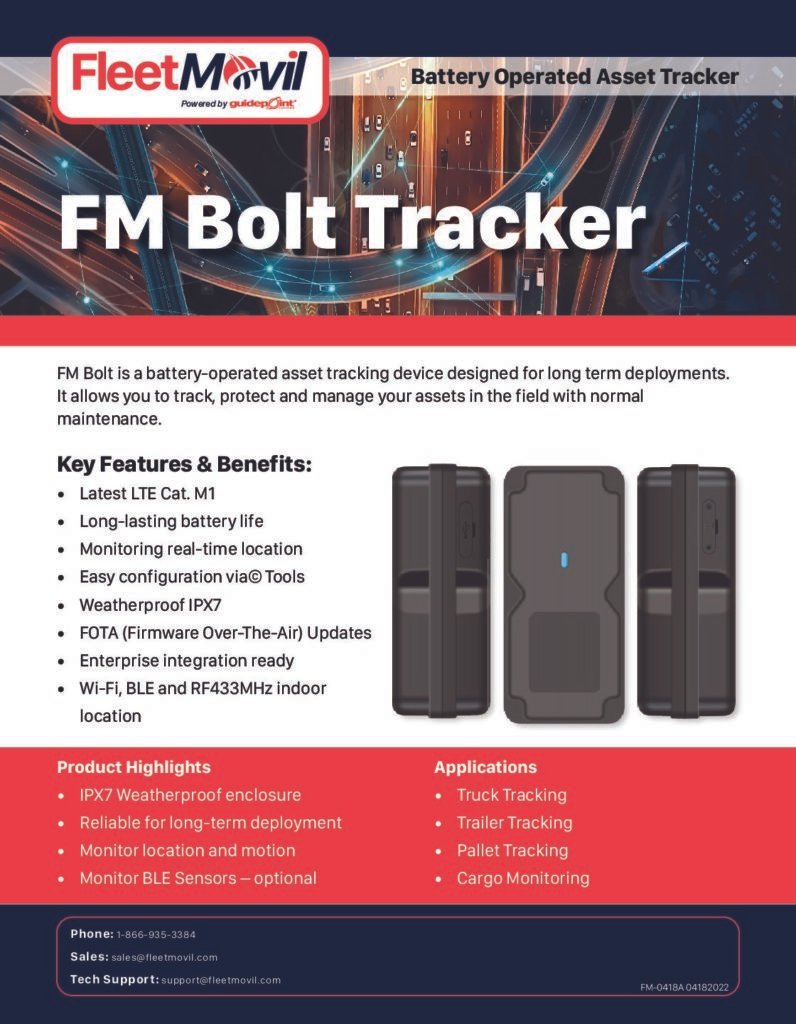 FMBolt Mid Term Asset Tracker